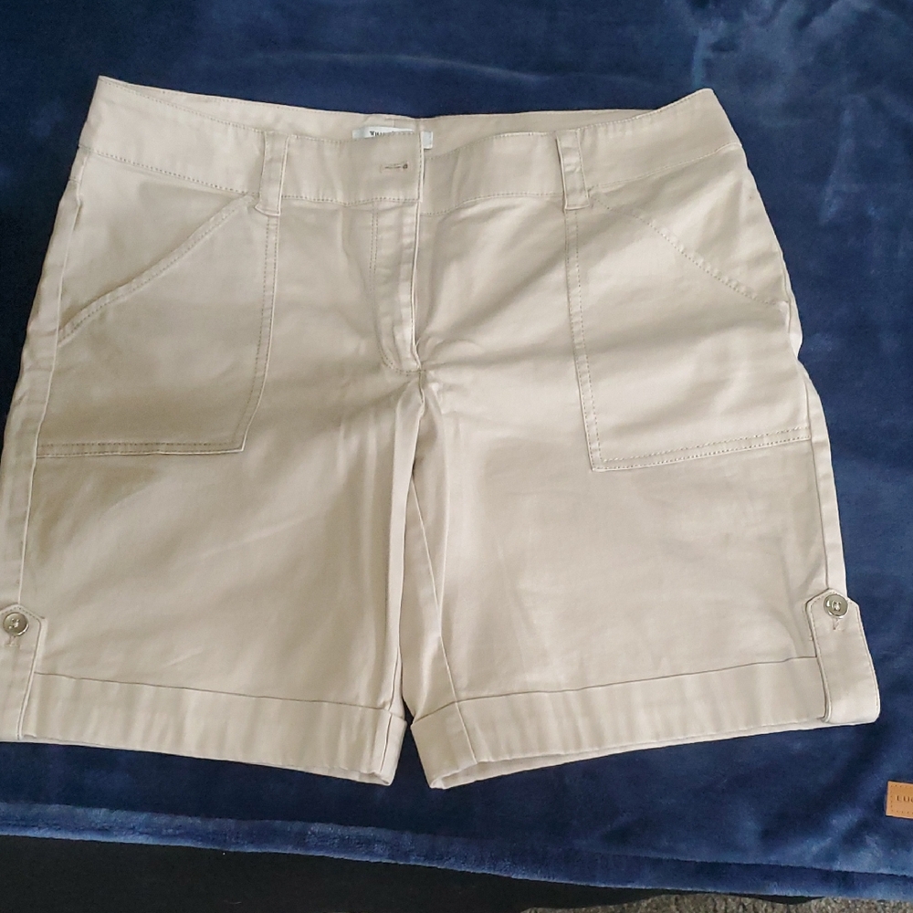 White House Black Market Khaki Women's Shorts